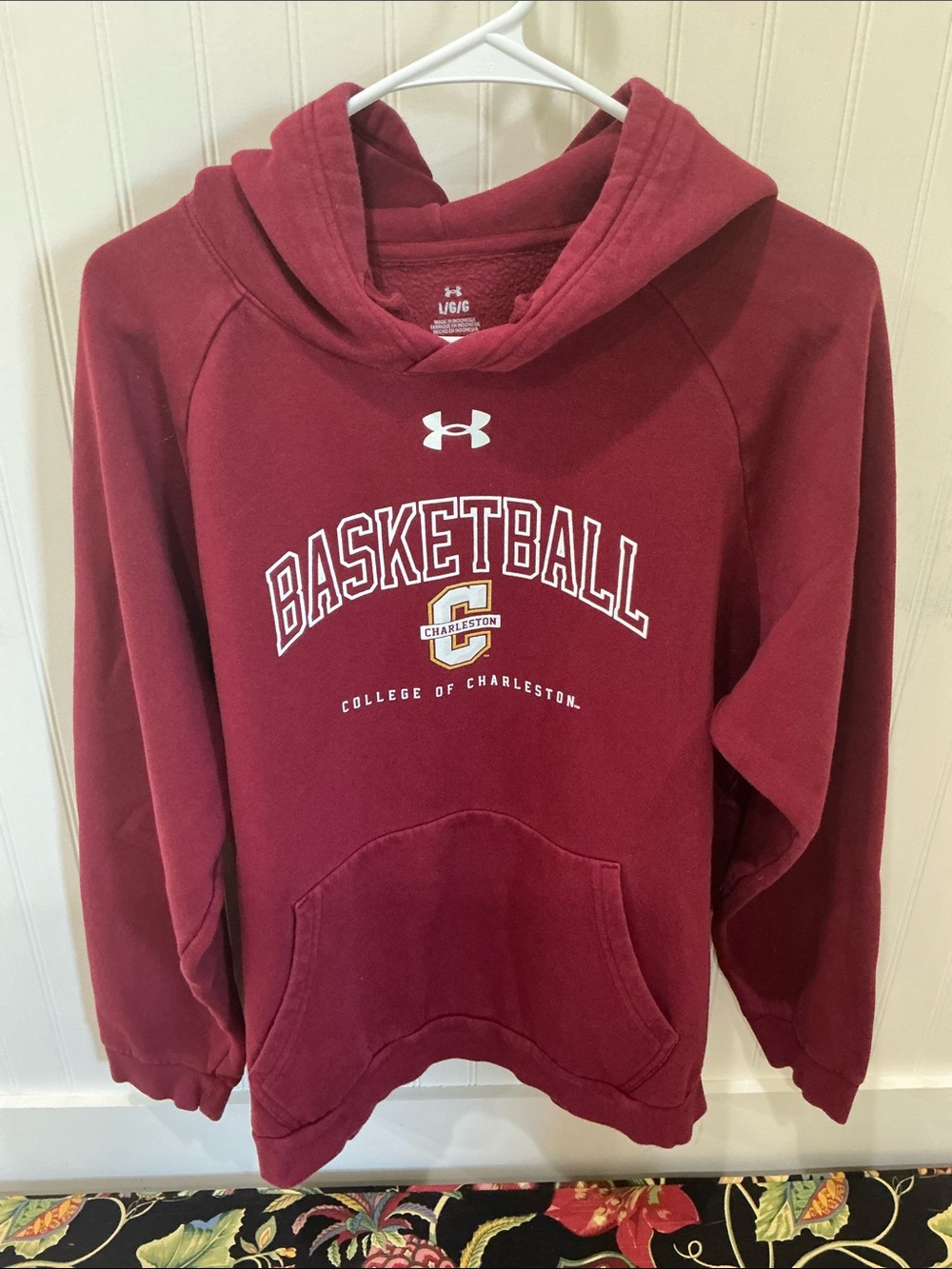 College of Charleston basketball Under Armour hooded sweatshirt